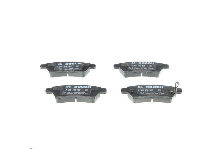Kit de plaquettes de frein, frein à disque BOSCH 0 986 494 369