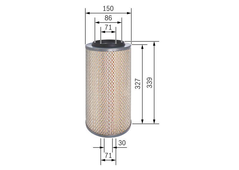 Filtre à air BOSCH F 026 400 322