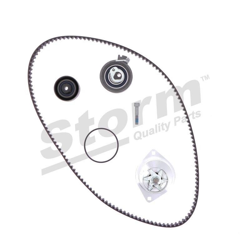 Pompe à eau + kit de courroie crantée STORM QUALITY PARTS 904470KP