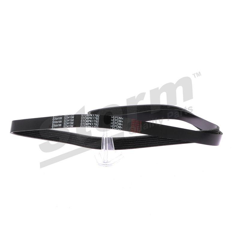 Courroie trapézoïdale à nervures STORM QUALITY PARTS STO6PK1792