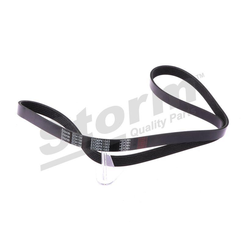 Courroie trapézoïdale à nervures STORM QUALITY PARTS STO6PK1563