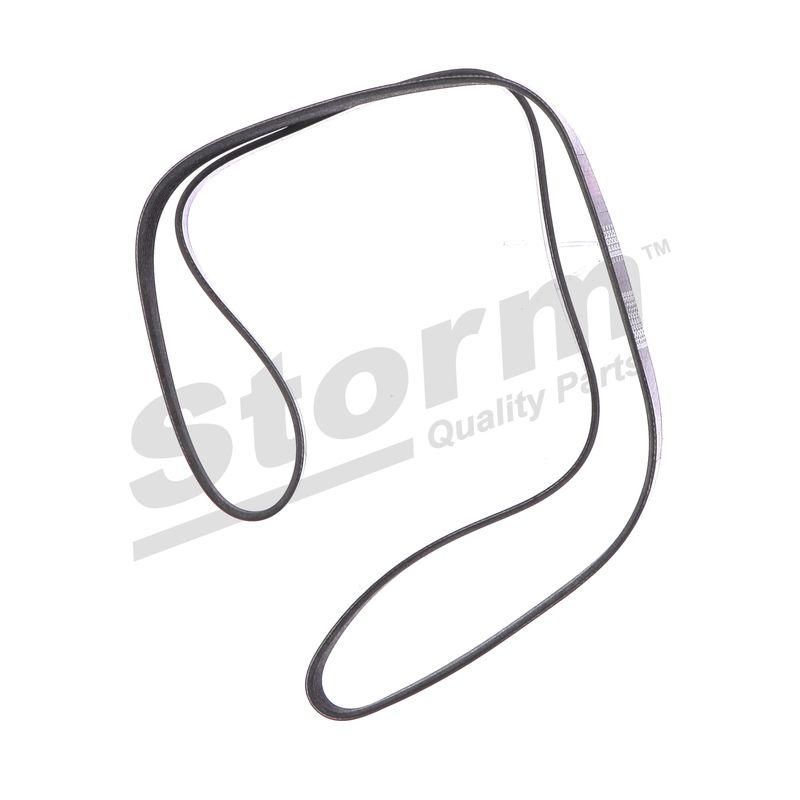 Courroie trapézoïdale à nervures STORM QUALITY PARTS STO6PK1735