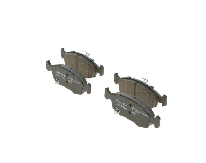 Kit de plaquettes de frein, frein à disque BOSCH 0 986 494 687