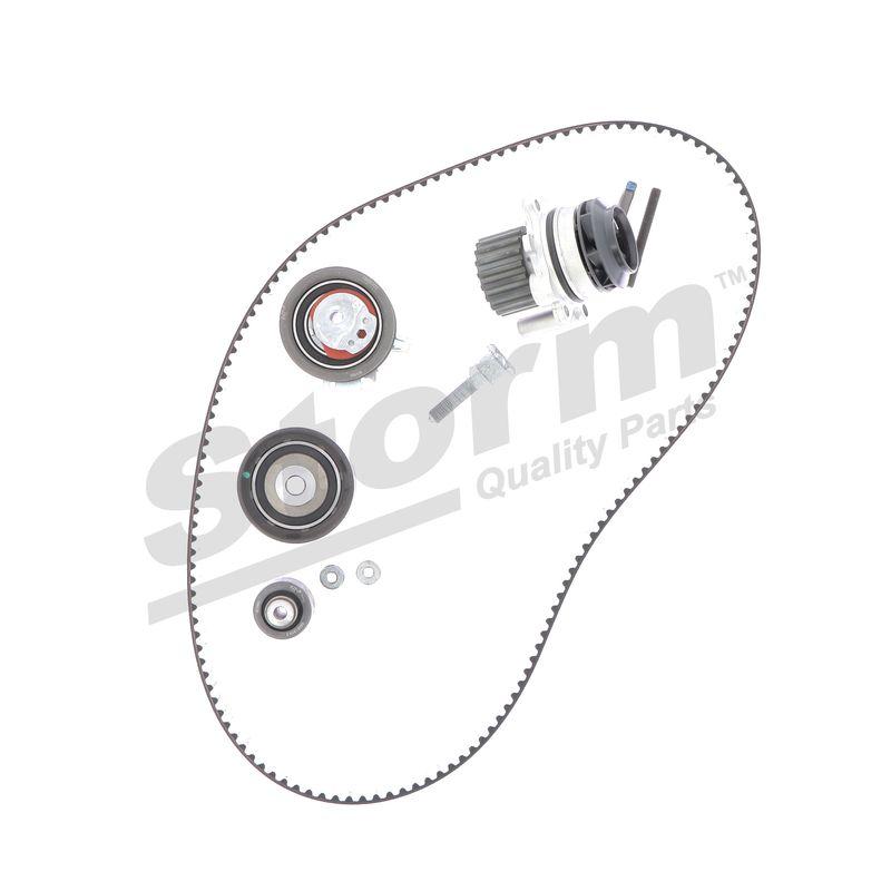 Pompe à eau + kit de courroie crantée STORM QUALITY PARTS 5550732KP