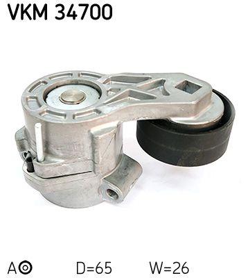 Tendeur de courroie, courroie trapézoïdale à nervures SKF VKM 34700