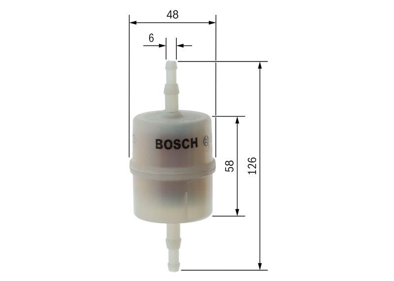 Filtre à carburant BOSCH 0 450 904 162