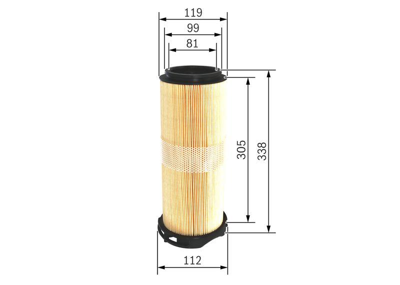 Filtre à air BOSCH F 026 400 214