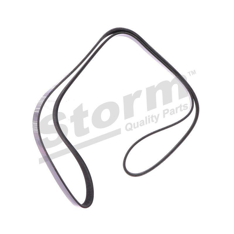 Courroie trapézoïdale à nervures STORM QUALITY PARTS STO6PK1613