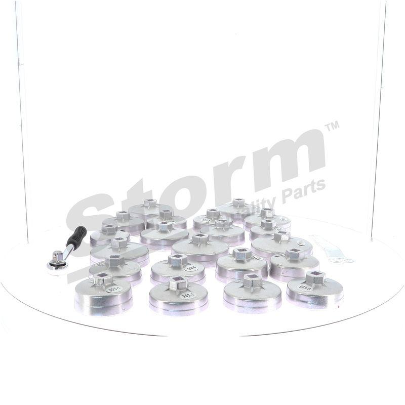 Kit clé coiffe pour filtre à huile STORM QUALITY PARTS 555509