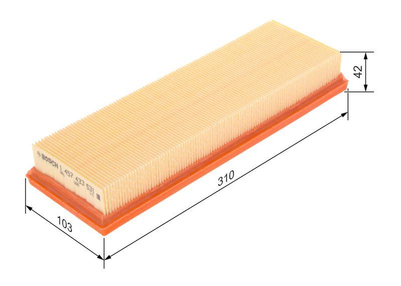Filtre à air BOSCH 1 457 433 531