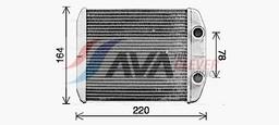 Système de chauffage AVA QUALITY COOLING RT6663
