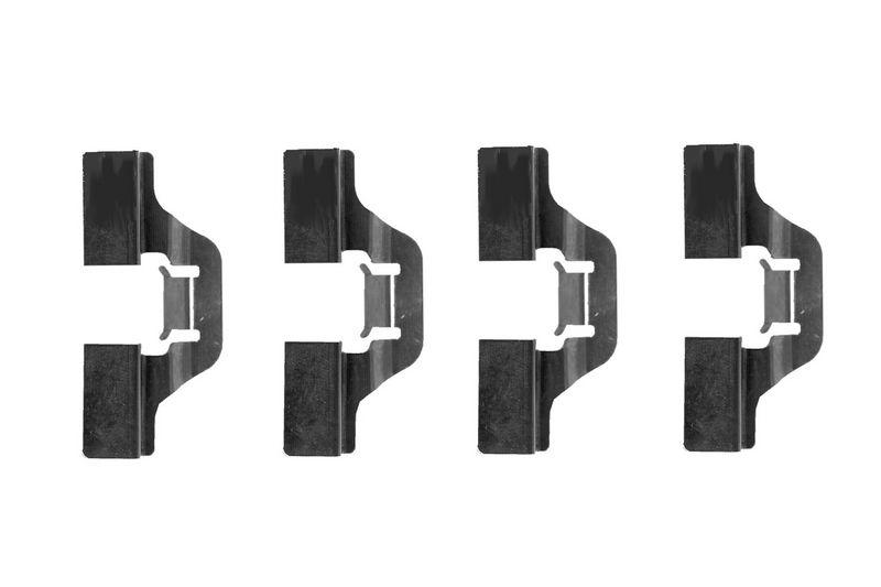 Kit d'accessoires, plaquette de frein à disque BOSCH 1987474253
