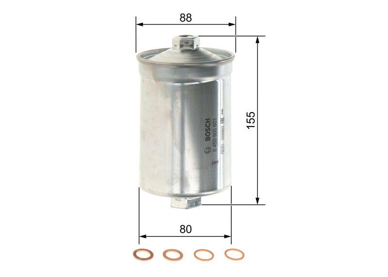 Filtre à carburant BOSCH 0450905601