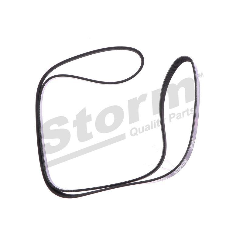 Courroie trapézoïdale à nervures STORM QUALITY PARTS STO6PK1750