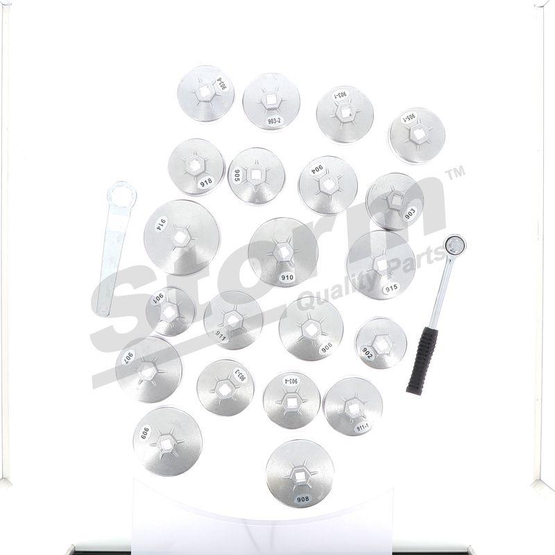 Kit clé coiffe pour filtre à huile STORM QUALITY PARTS 555509