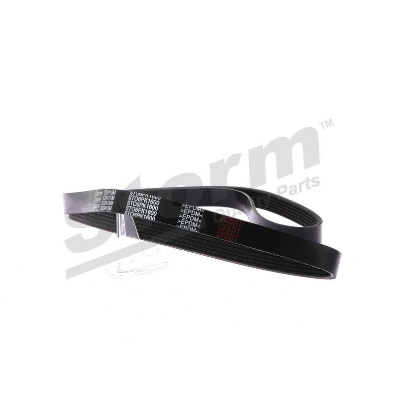 Courroie trapézoïdale à nervures STORM QUALITY PARTS STO6PK1600