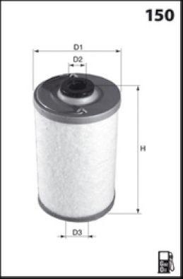 Filtre à carburant MECAFILTER ELG5500