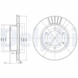 Disque de frein DELPHI BG3535