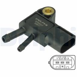 Capteur, pression des gaz échappement DELPHI DPS00012