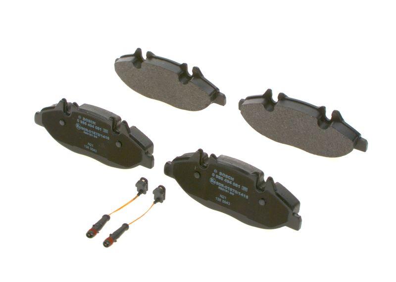 Kit de plaquettes de frein, frein à disque BOSCH 0 986 494 081