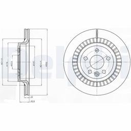 Disque de frein DELPHI BG4270