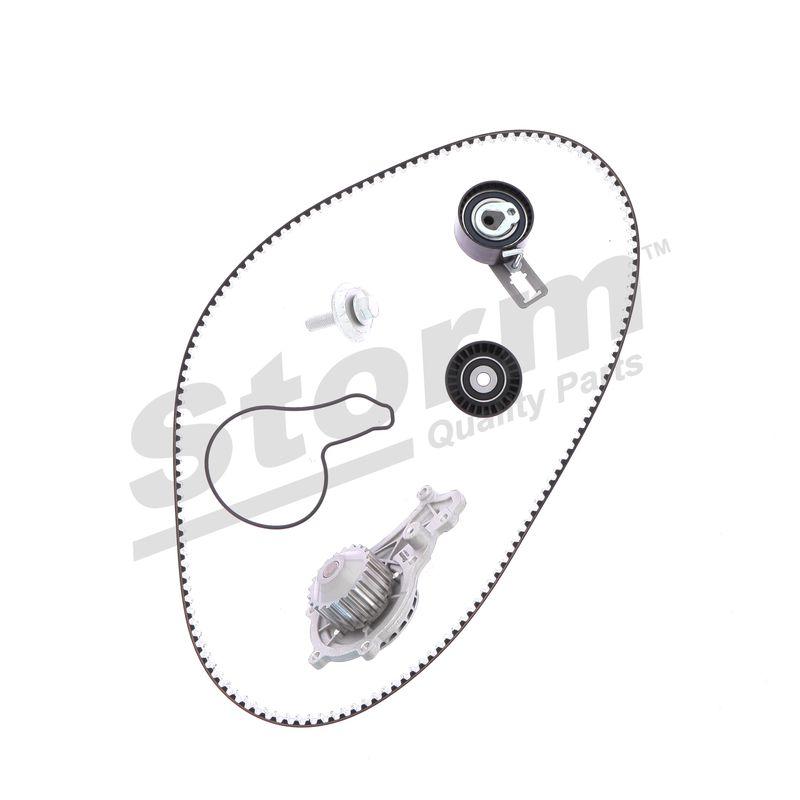 Pompe à eau + kit de courroie crantée STORM QUALITY PARTS 904546KP