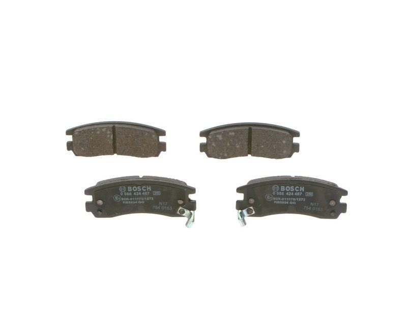 Kit de plaquettes de frein, frein à disque BOSCH 0 986 424 467