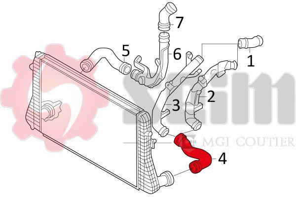 Gaine de suralimentation SEIM 981045