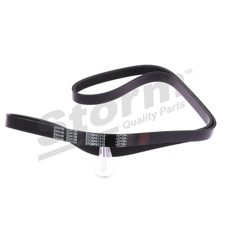 Courroie trapézoïdale à nervures STORM QUALITY PARTS STO6PK1713