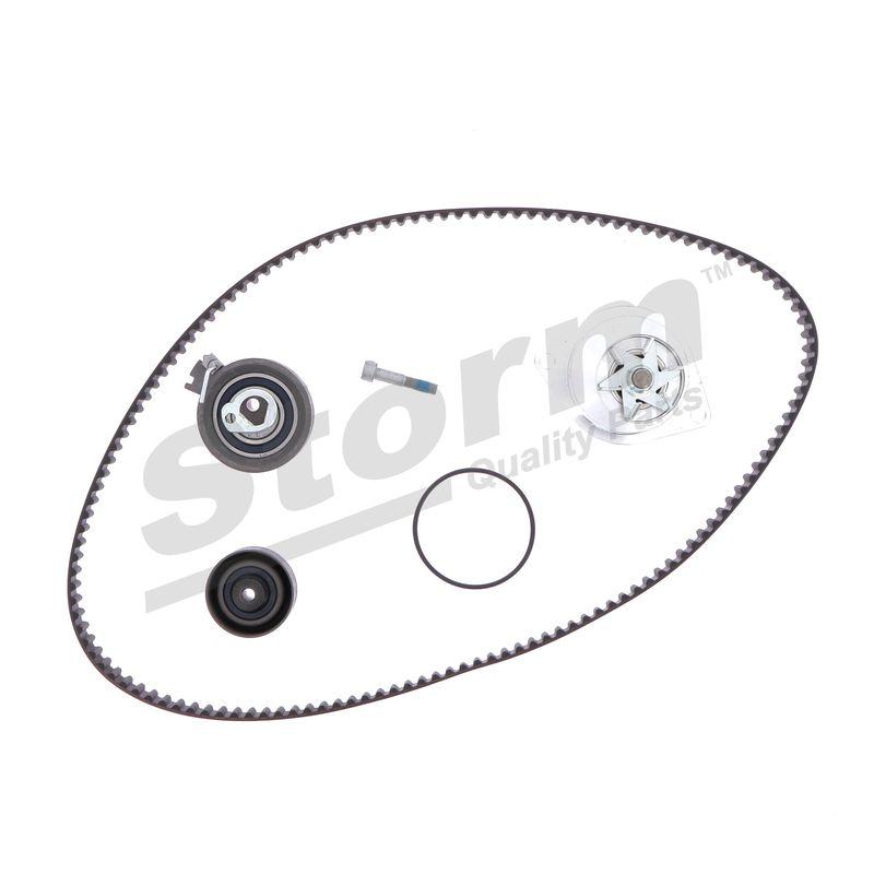 Pompe à eau + kit de courroie crantée STORM QUALITY PARTS 904470KP