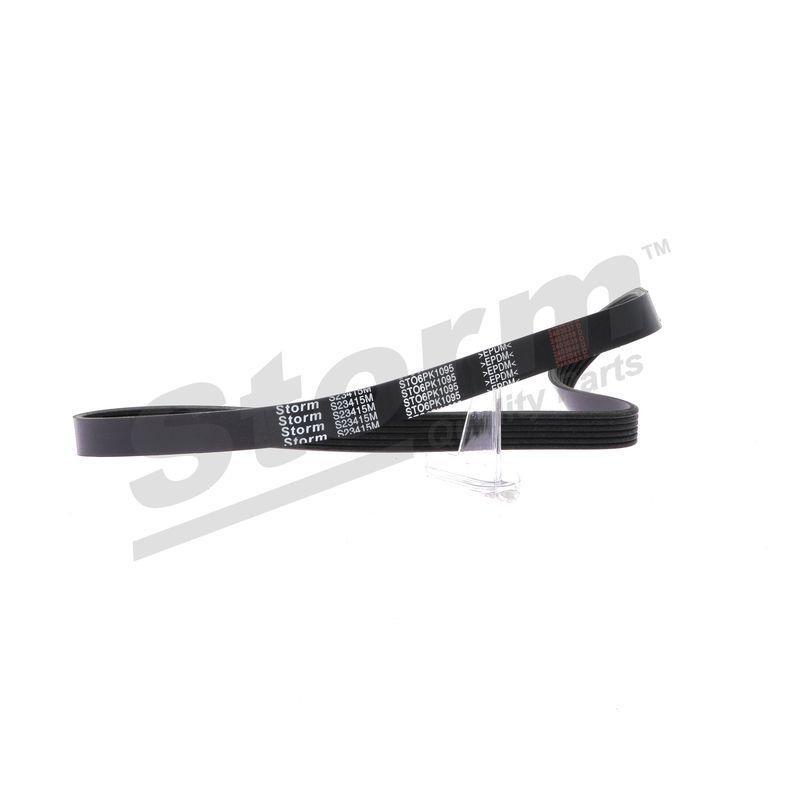 Courroie trapézoïdale à nervures STORM QUALITY PARTS STO6PK1095