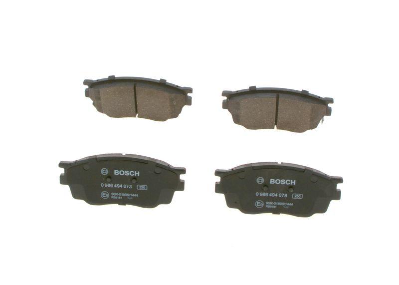 Kit de plaquettes de frein, frein à disque BOSCH 0 986 494 078