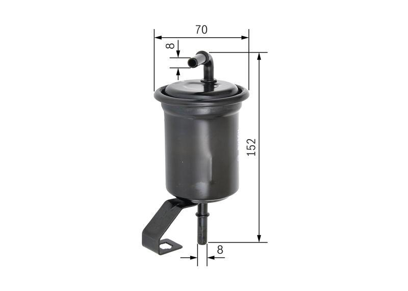 Filtre à carburant BOSCH F 026 403 756