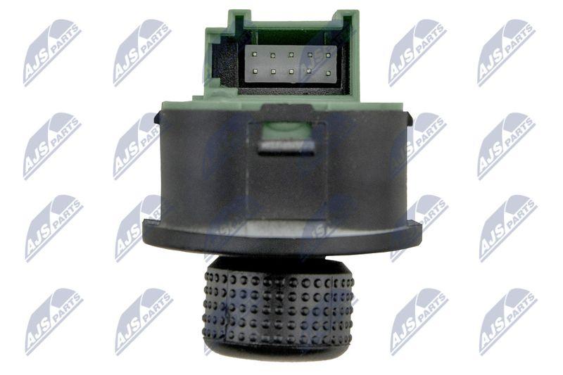Interrupteur, réglage des rétroviseurs extérieurs NTY EWS-VW-116