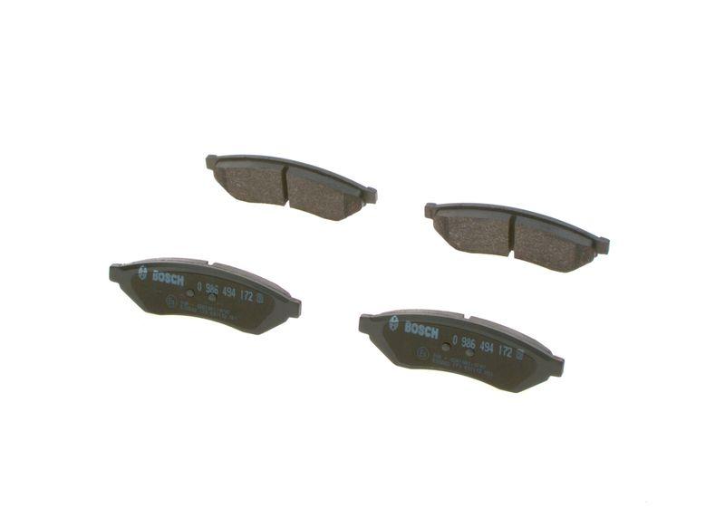 Kit de plaquettes de frein, frein à disque BOSCH 0 986 494 172