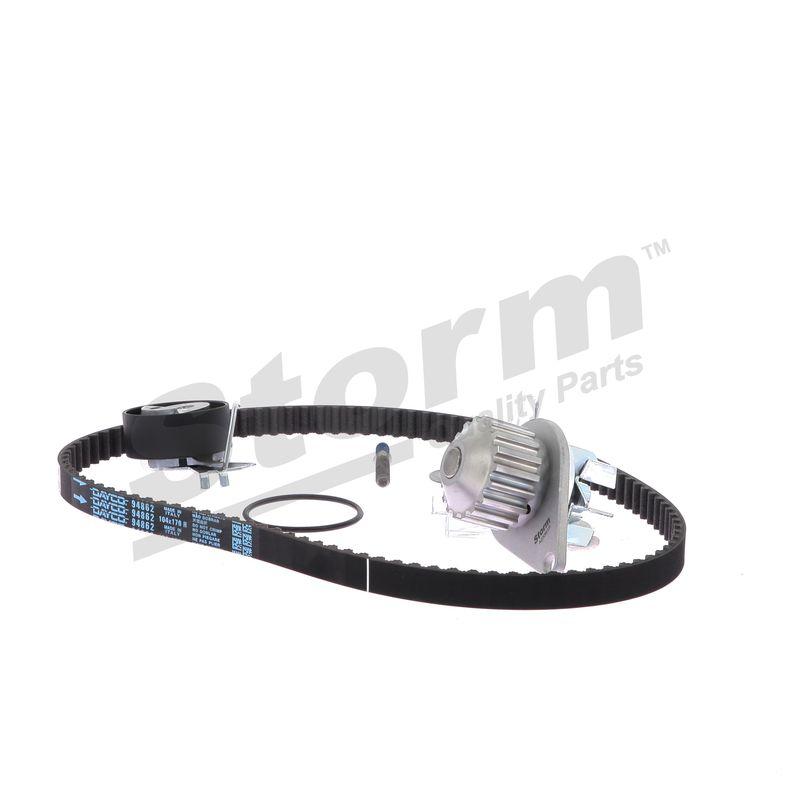 Pompe à eau + kit de courroie crantée STORM QUALITY PARTS 904464KP
