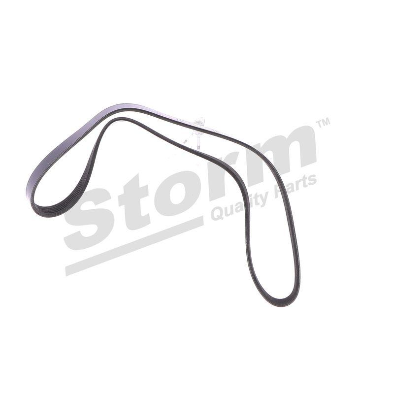 Courroie trapézoïdale à nervures STORM QUALITY PARTS STO6PK1095