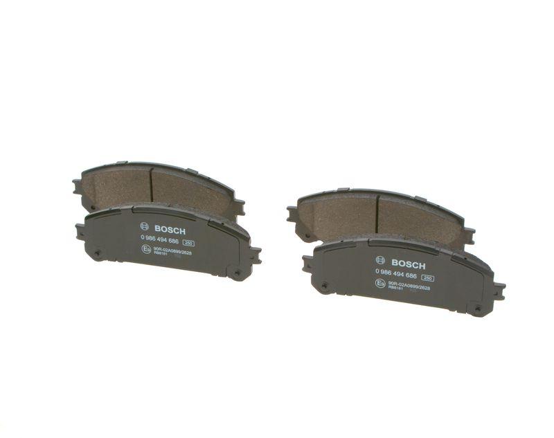 Kit de plaquettes de frein, frein à disque BOSCH 0 986 494 686