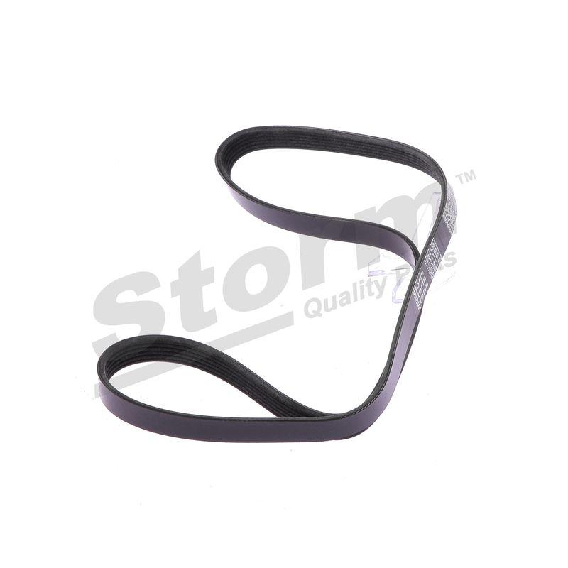 Courroie trapézoïdale à nervures STORM QUALITY PARTS STO6PK1250