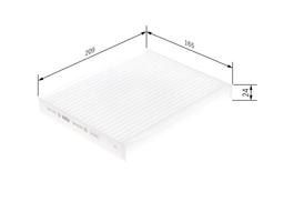 Filtre, air de l'habitacle BOSCH 1987435070
