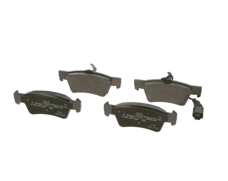 Kit de plaquettes de frein, frein à disque BOSCH 0 986 494 309