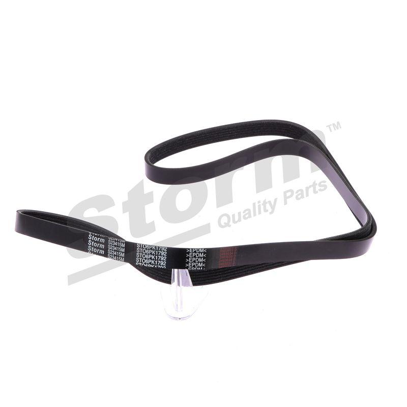 Courroie trapézoïdale à nervures STORM QUALITY PARTS STO6PK1792