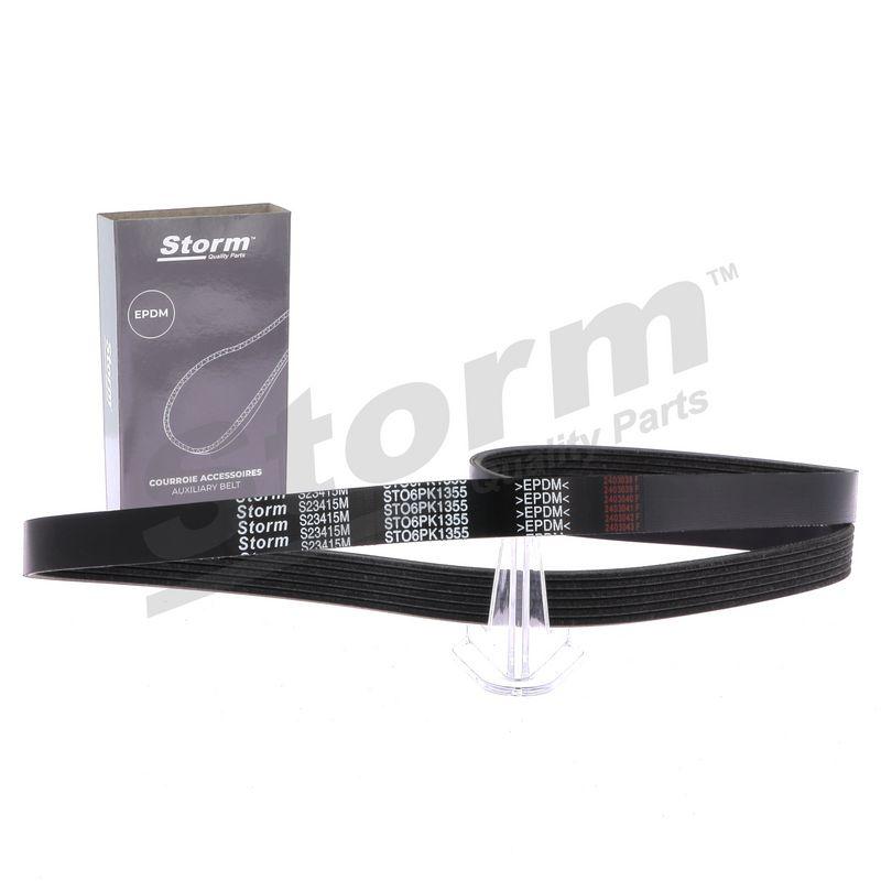 Courroie trapézoïdale à nervures STORM QUALITY PARTS STO6PK1355