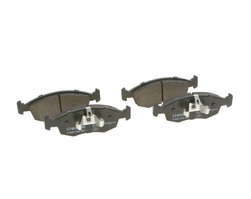 Kit de plaquettes de frein, frein à disque BOSCH 0 986 494 687