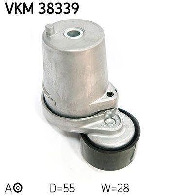 Tendeur de courroie, courroie trapézoïdale à nervures SKF VKM 38339