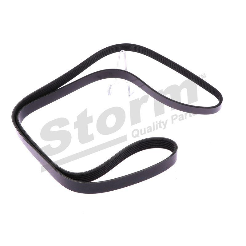 Courroie trapézoïdale à nervures STORM QUALITY PARTS STO6PK1725