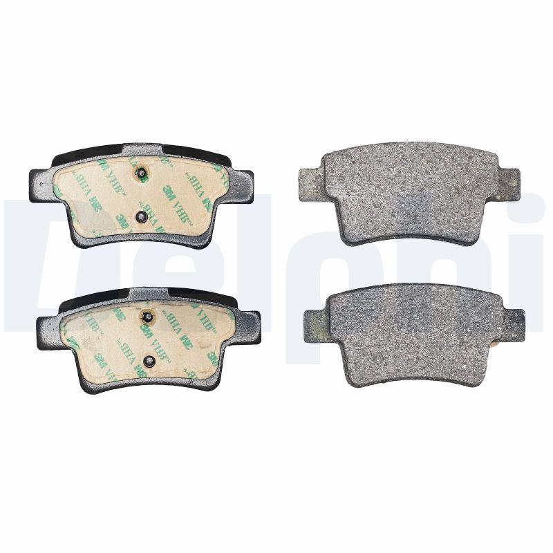 Kit de plaquettes de frein, frein à disque DELPHI LP2055