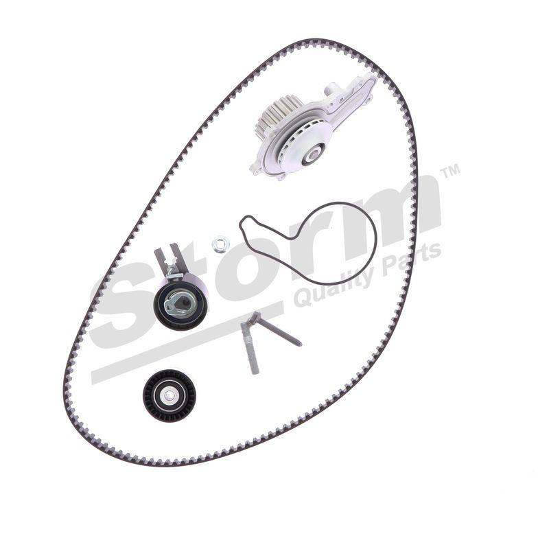 Pompe à eau + kit de courroie crantée STORM QUALITY PARTS 5550571KP