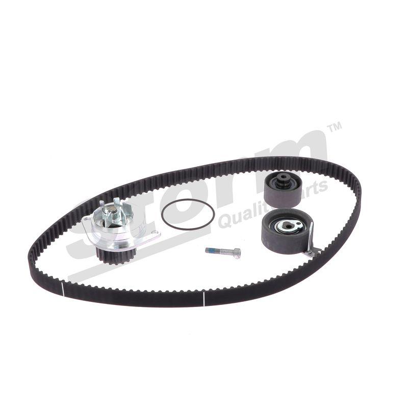 Pompe à eau + kit de courroie crantée STORM QUALITY PARTS 904470KP