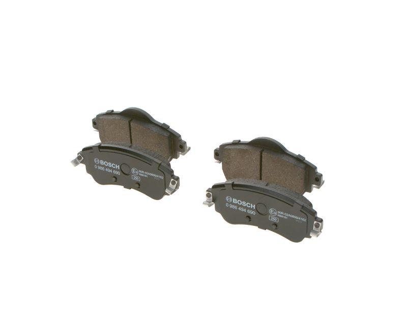 Kit de plaquettes de frein, frein à disque BOSCH 0 986 494 690